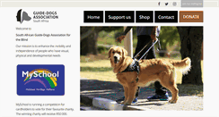 Desktop Screenshot of guidedog.org.za