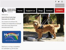 Tablet Screenshot of guidedog.org.za